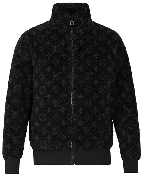 chamarra louis vuitton negra hombre